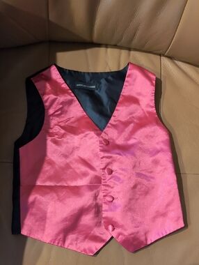 American Exchange Satin Pink Vest, Kids XS